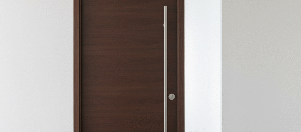 Fechadura com maçaneta ou com puxador