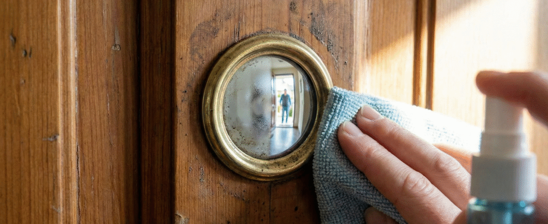 como limpar olho mágico