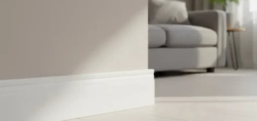 rodapé de pvc, ou mdf